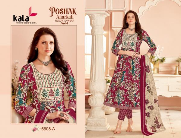 Kala Poshak Vol-1 – Anarkali Style Kurti Pant With Dupatta